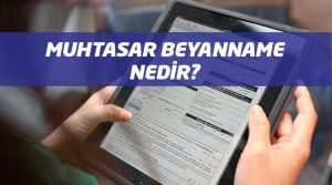 Muhtasar beyanname