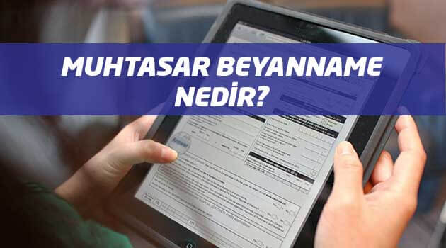 Muhtasar Beyanname