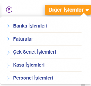 diğer işlemler